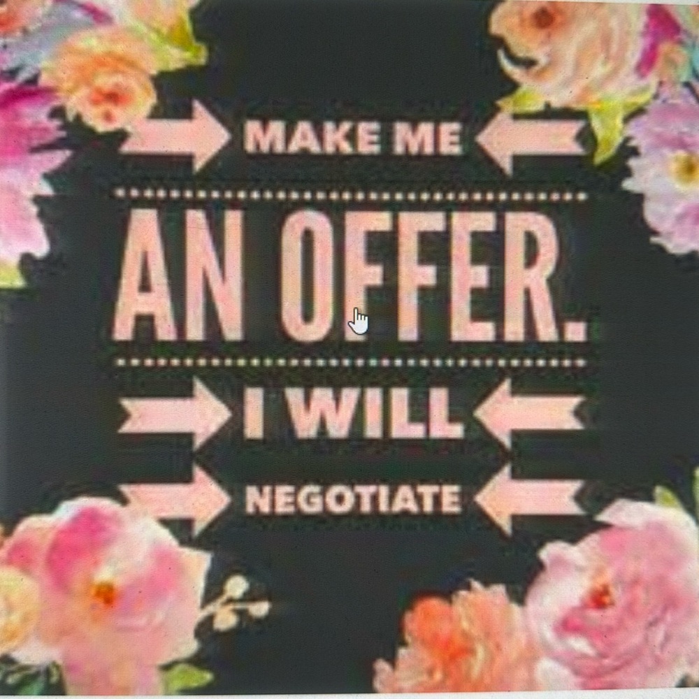 All prices negotiable